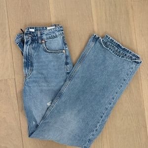 H&M Divided Wide-Leg High Waisted Jeans
